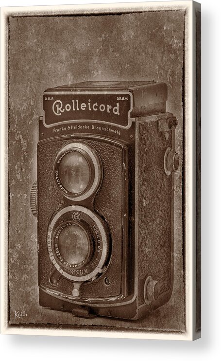 Rolleicord Acrylic Print featuring the photograph Rollie by Keith Hawley