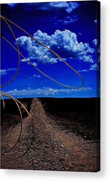 Western Acrylic Print featuring the photograph Rope The Road Ahead by Amanda Smith
