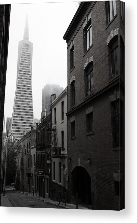 California Acrylic Print featuring the photograph San Francisco Street by Eric Foltz