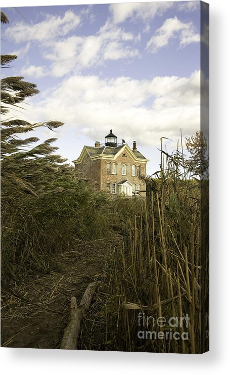 Saugerties Acrylic Print featuring the photograph Saugerties Historic Lighthouse by Karen Foley