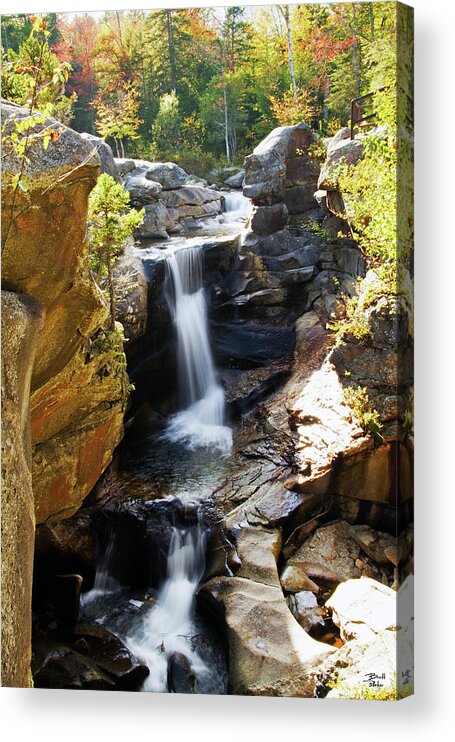 Landscape Acrylic Print featuring the photograph Screw Auger Falls by Brett Pelletier