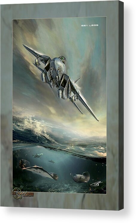War Acrylic Print featuring the digital art Sea Legs XXL by Peter Van Stigt