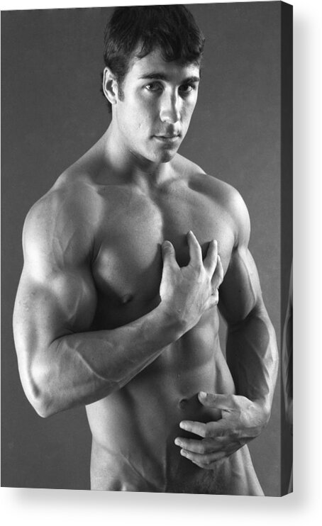 Male Nudes Acrylic Print featuring the photograph Sean Patrick 3 by Thomas Mitchell