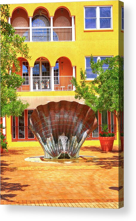 Seashell Acrylic Print featuring the photograph Seashell in Sarasota by Chris Smith