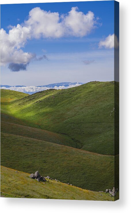 Hills Acrylic Print featuring the photograph Serenity and Peace by Marta Cavazos-Hernandez