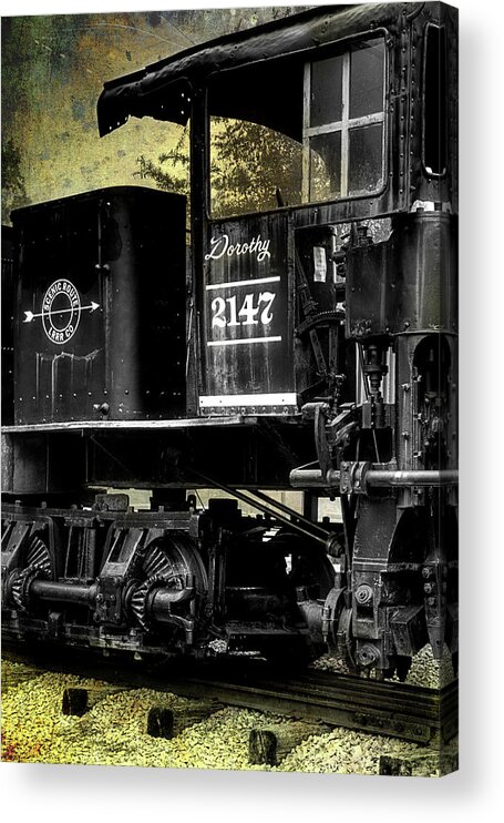 Shay Locomotive Acrylic Print featuring the photograph Shay Locomotive 2 by Mike Eingle