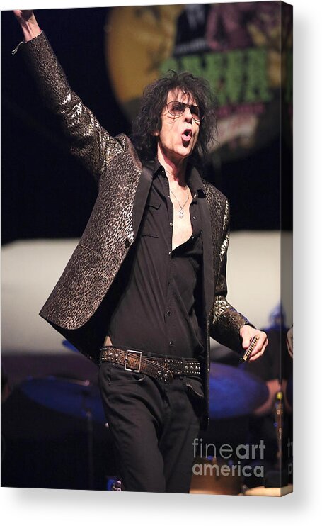Singer Acrylic Print featuring the photograph Peter Wolf #12 by Concert Photos