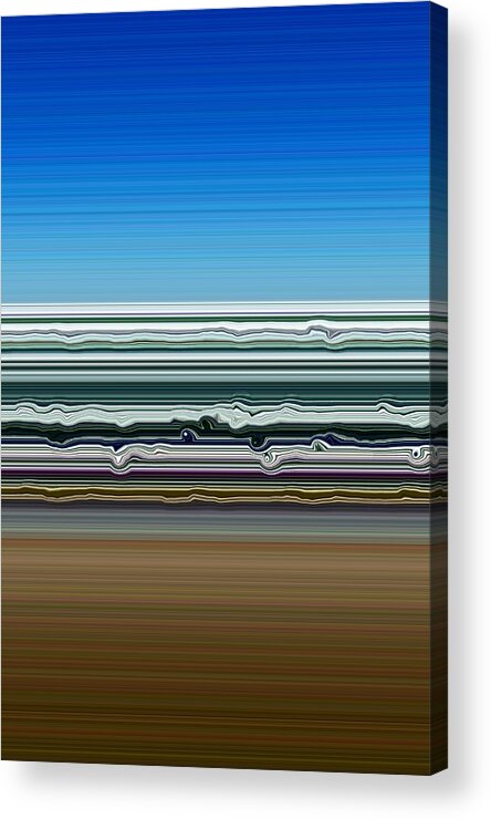 Water Acrylic Print featuring the photograph Sky Water Earth by Michelle Calkins