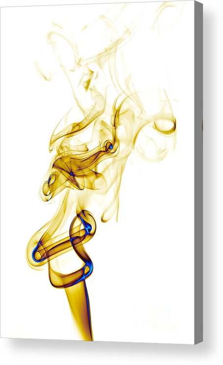 Abstract Acrylic Print featuring the photograph smoke XXXIX by Joerg Lingnau