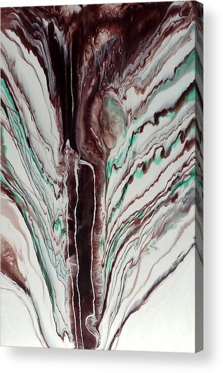 Resin Acrylic Print featuring the painting Source by Karoly Grof