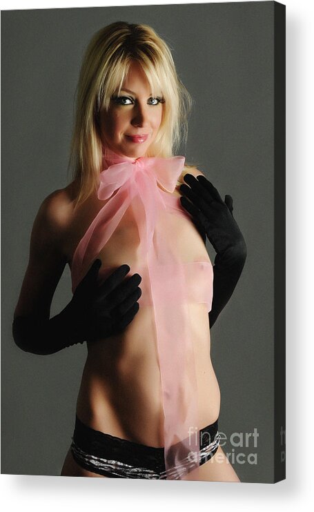 Boudoir Photographs Acrylic Print featuring the photograph Special gift by Robert WK Clark