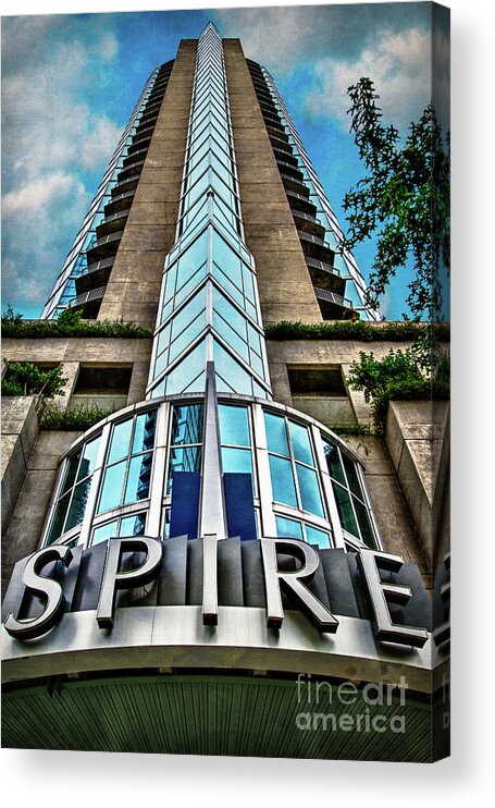 Condominiums Acrylic Print featuring the photograph Spire by Doug Sturgess