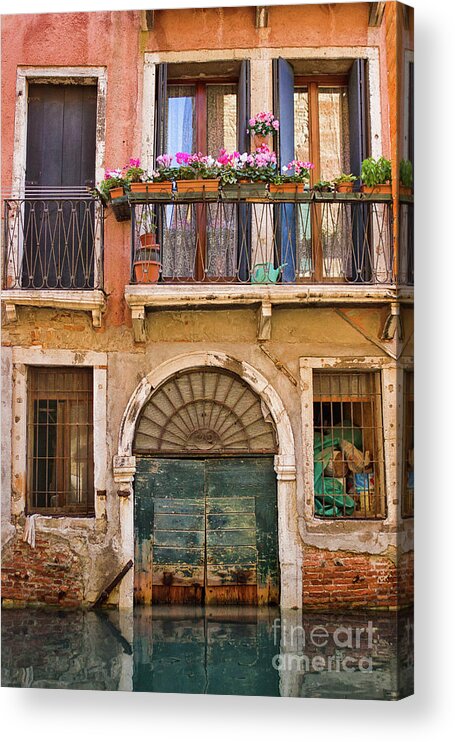 Venice Acrylic Print featuring the photograph Splendid Decay by Becqi Sherman