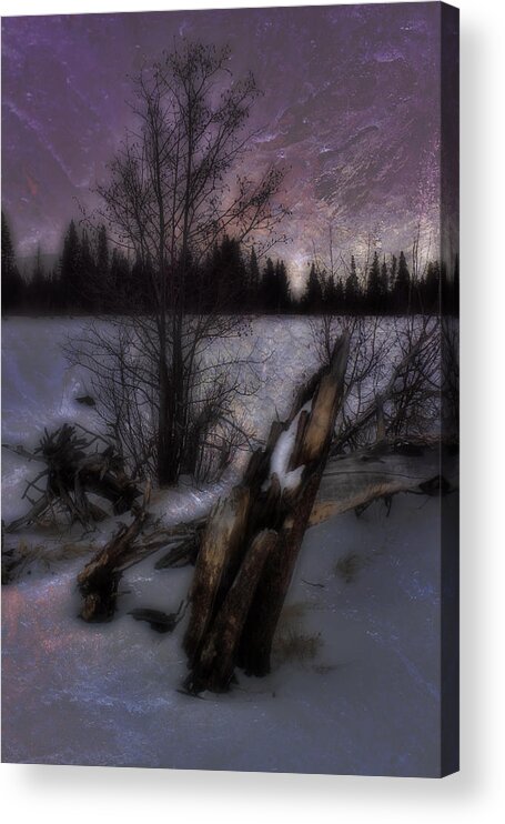 Ellen Heaverlo Acrylic Print featuring the photograph Sprague Lake Winter Dream by Ellen Heaverlo