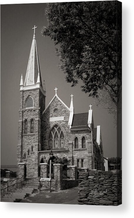 Church Acrylic Print featuring the photograph St. Peter's Catholic Chuch by Judi Quelland