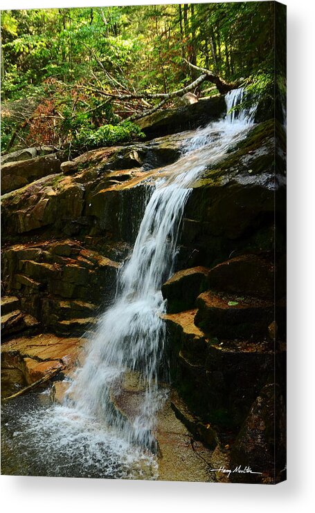 Waterfalls Acrylic Print featuring the photograph Stairs Falls II by Harry Moulton