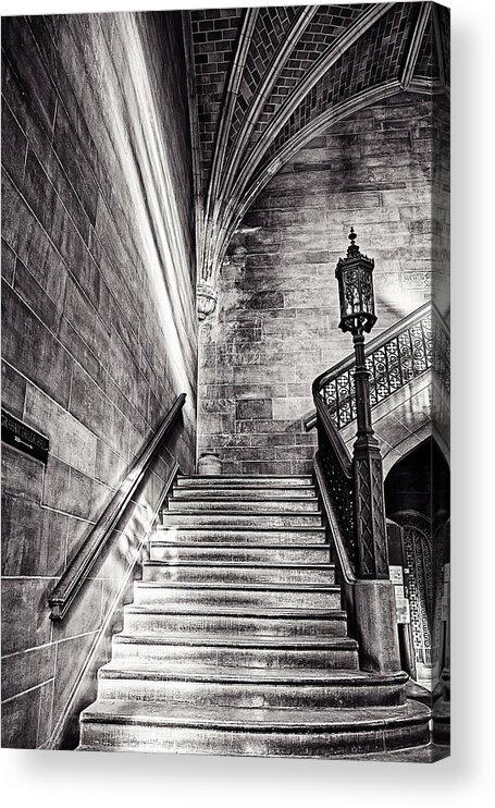 Cj Schmit Acrylic Print featuring the photograph Stairs of the Past by CJ Schmit