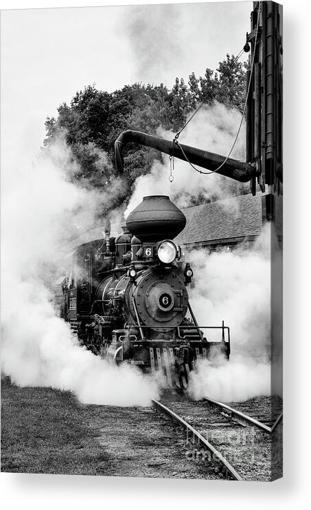Steam Engine Acrylic Print featuring the photograph Steam Engine #6 by Tamara Becker