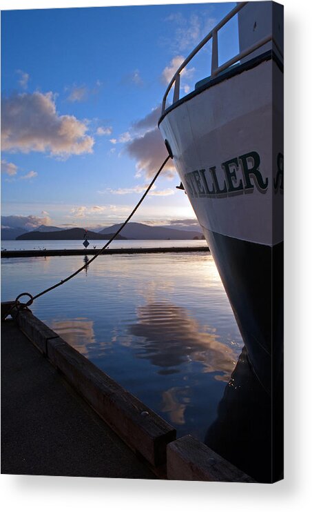 Fishing Boat Acrylic Print featuring the photograph Steller by Cathy Mahnke
