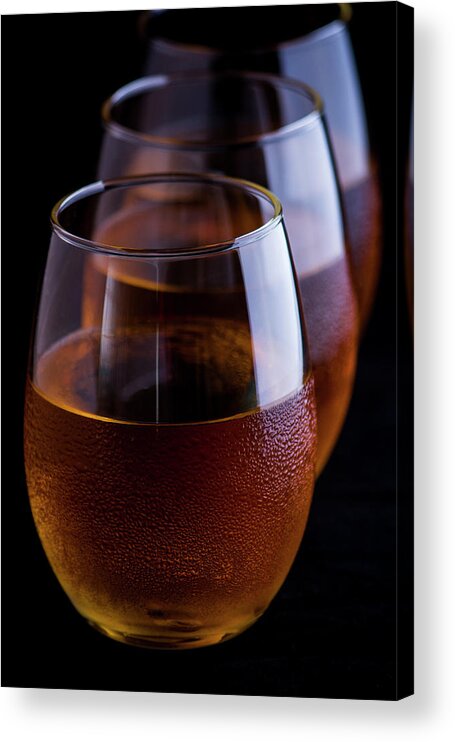 Liquid Acrylic Print featuring the photograph Still Life Drinks by Ester McGuire