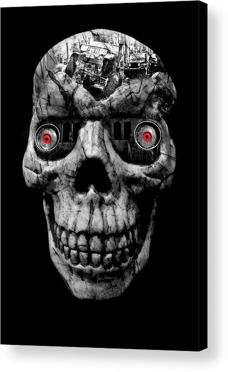 Jeep Acrylic Print featuring the photograph Stone Cold Jeeper Cyborg No. 1 by Luke Moore