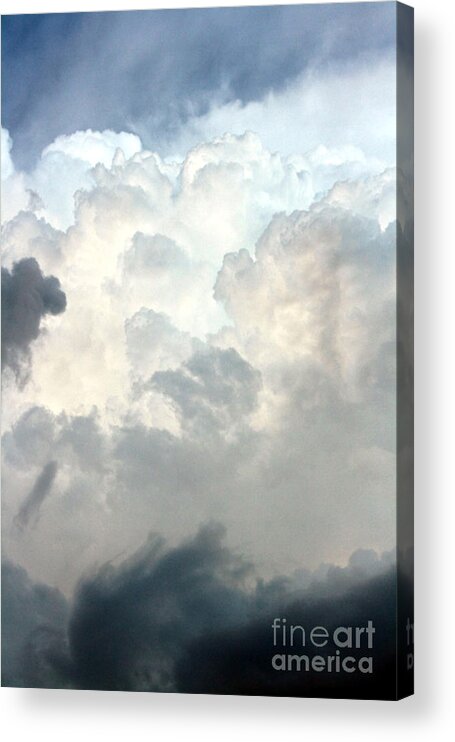 Cloudscape Acrylic Print featuring the photograph Storm Clouds 1 by Balanced Art