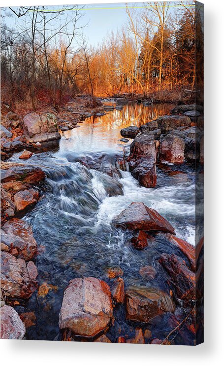 Creek Acrylic Print featuring the photograph Stouts Creek Shut-ins by Robert Charity