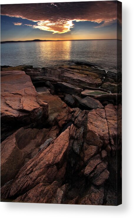 Acadia Acrylic Print featuring the photograph Stratus Eclipse by Neil Shapiro