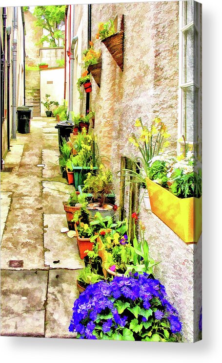 Alley Acrylic Print featuring the photograph Stromness Alley by Monroe Payne