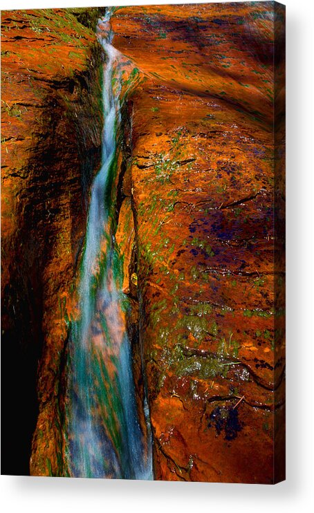 Outdoor Acrylic Print featuring the photograph Subway's Fault by Chad Dutson