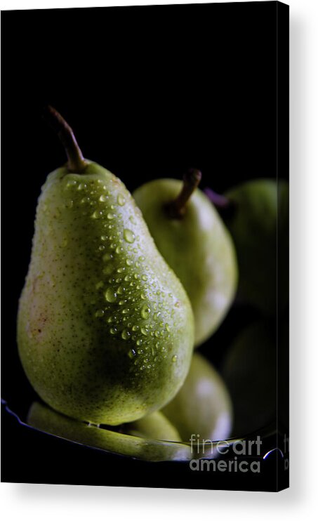 Diet Acrylic Print featuring the photograph Succulent Pears by Deborah Klubertanz