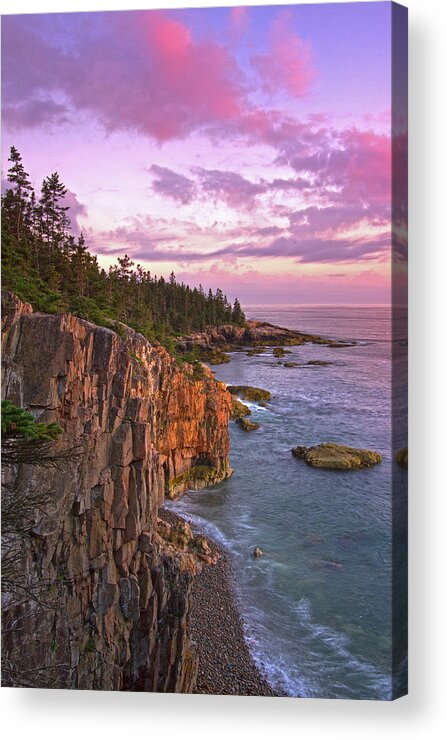 Ravens Nest Acrylic Print featuring the photograph Sunset at Ravens Nest by Juergen Roth