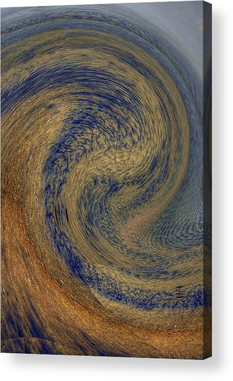 Abstract Photography Acrylic Print featuring the photograph Swirl by Richard Omura