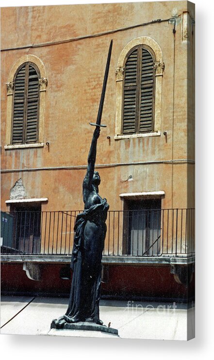Architecture Acrylic Print featuring the photograph Sword of Freedom by George D Gordon III