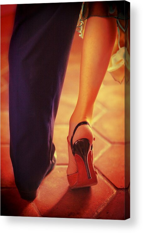 Tango Acrylic Print featuring the photograph Tango Together by Bob Coates