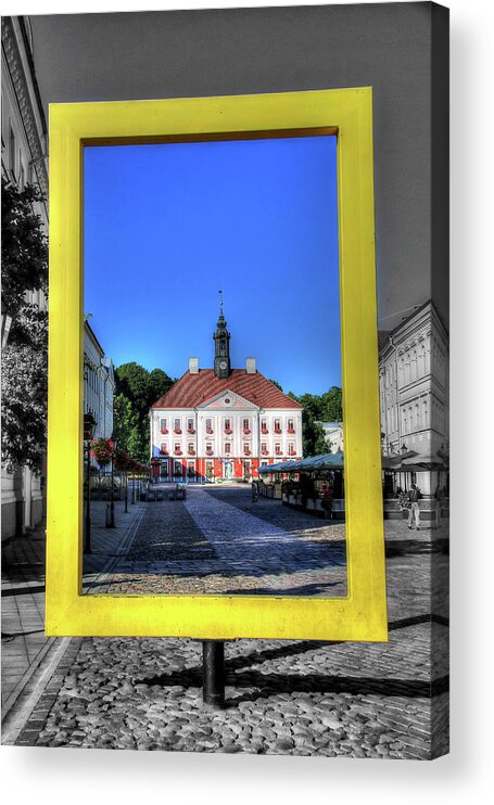 Tartu Estonia Acrylic Print featuring the photograph Tartu Estonia by Paul James Bannerman