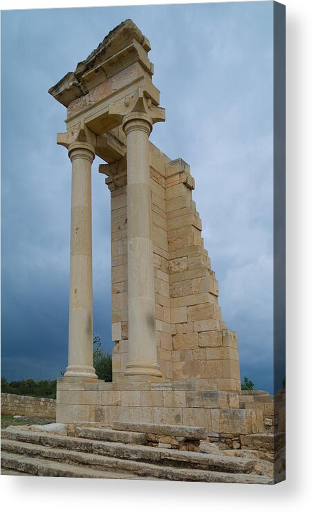 Ephesus Rome Greece Turkey Ruins Temple Apollo Travel Acrylic Print featuring the photograph Temple of Apollo by Harold Piskiel