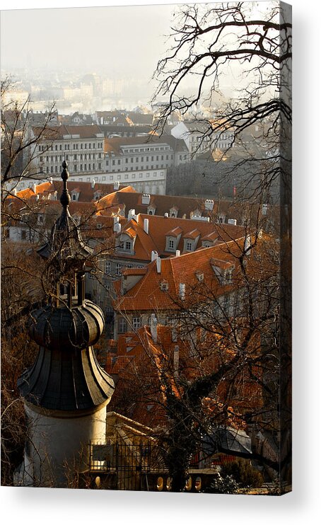 Lawrence Acrylic Print featuring the photograph Terracotta Crowns by Lawrence Boothby