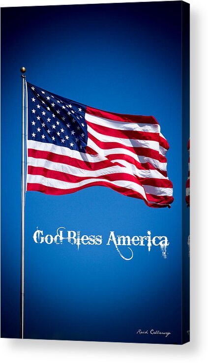 Reid Callaway American Flag Acrylic Print featuring the photograph The American Flag Art 9 by Reid Callaway