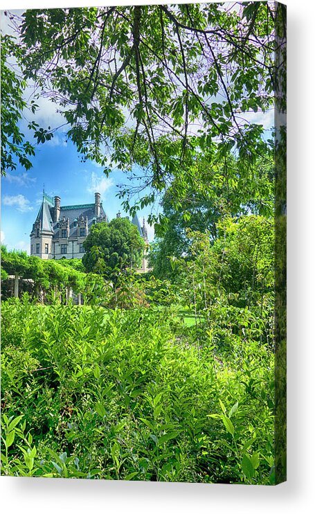 Garden Acrylic Print featuring the photograph The Biltmore Estate Y6742 by Carlos Diaz