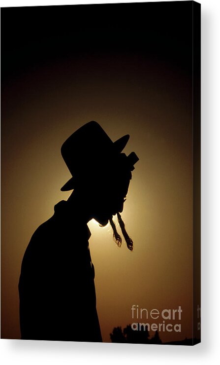  Judaism Acrylic Print featuring the photograph The Coat by Harel Stanton