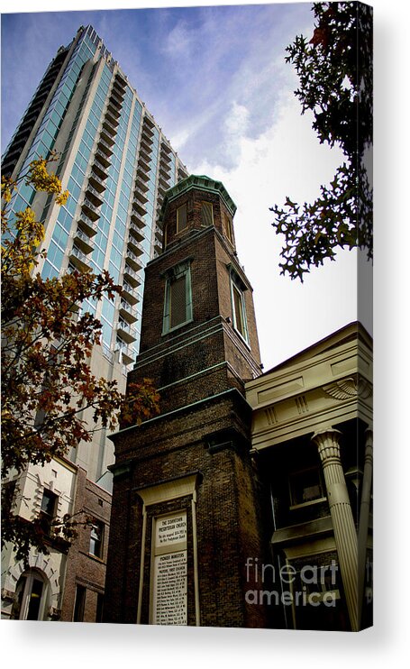 Church Acrylic Print featuring the photograph The Downtown Presbyterian Church Nashville Tennessee by Marina McLain