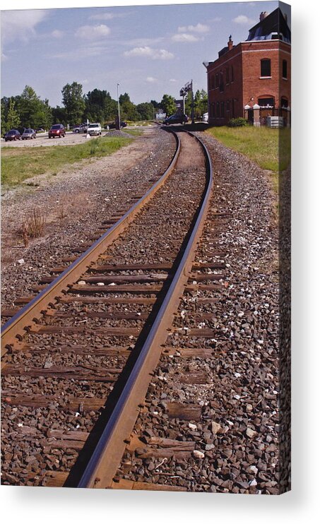 Train Acrylic Print featuring the photograph The Edge by Xn Tyler