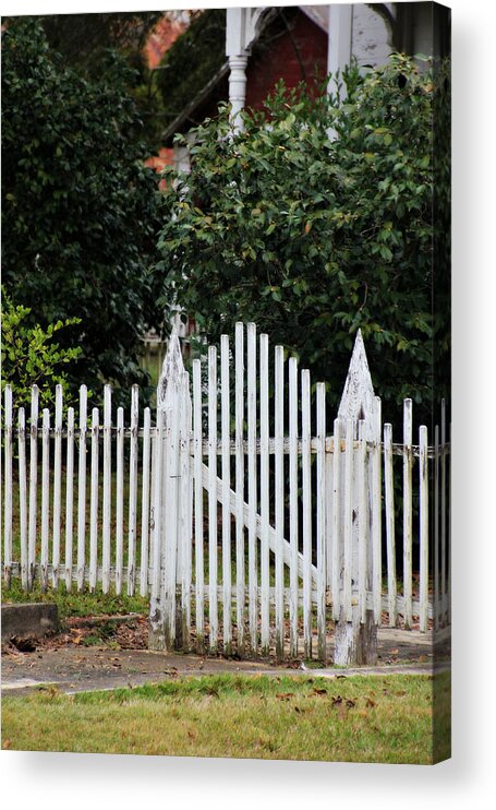 Picket Fence Acrylic Print featuring the photograph The Front Gate by Lynn Jordan