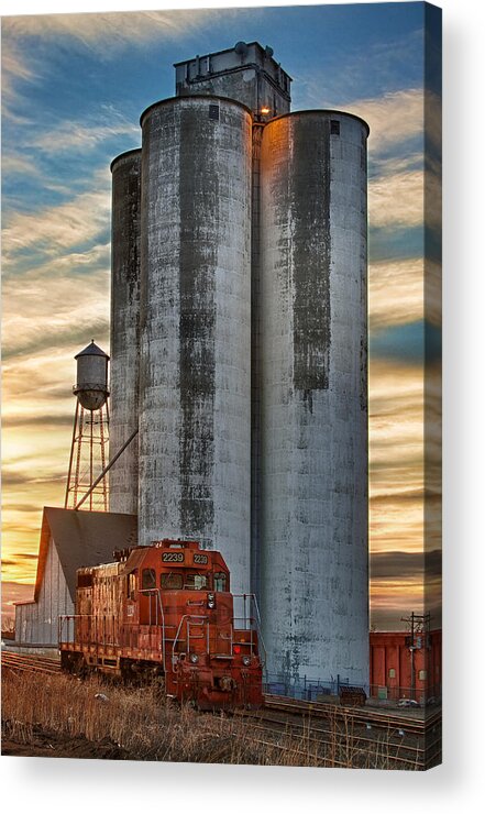 Great Acrylic Print featuring the photograph The Great Western Sugar Mill Longmont Colorado by James BO Insogna