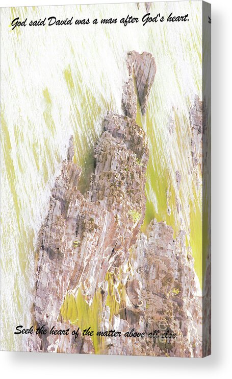 Christian Acrylic Print featuring the photograph The Heart by Merle Grenz