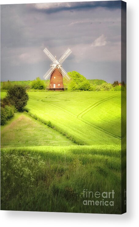 Mill Acrylic Print featuring the photograph The Mill Uphill by Jack Torcello