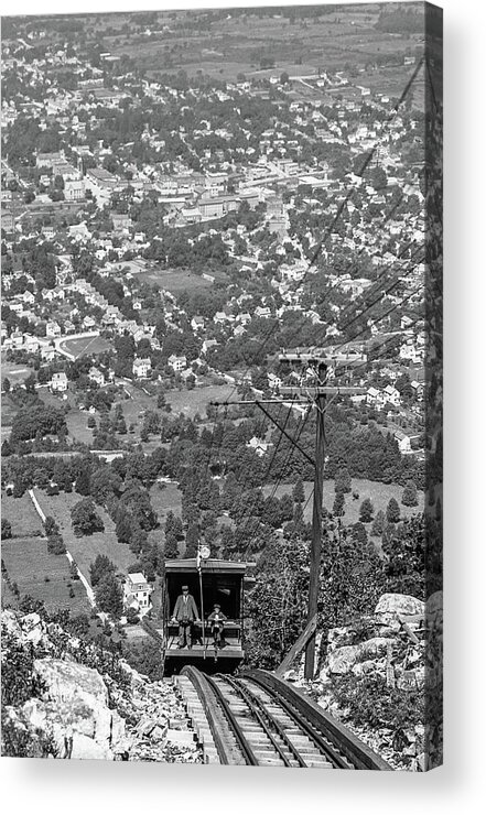 Hudson Valley Acrylic Print featuring the photograph The Mount Beacon Incline Railway, 1903 by The Hudson Valley