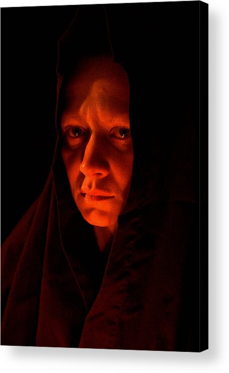 Woman Acrylic Print featuring the photograph The Nun by Alexander Fedin