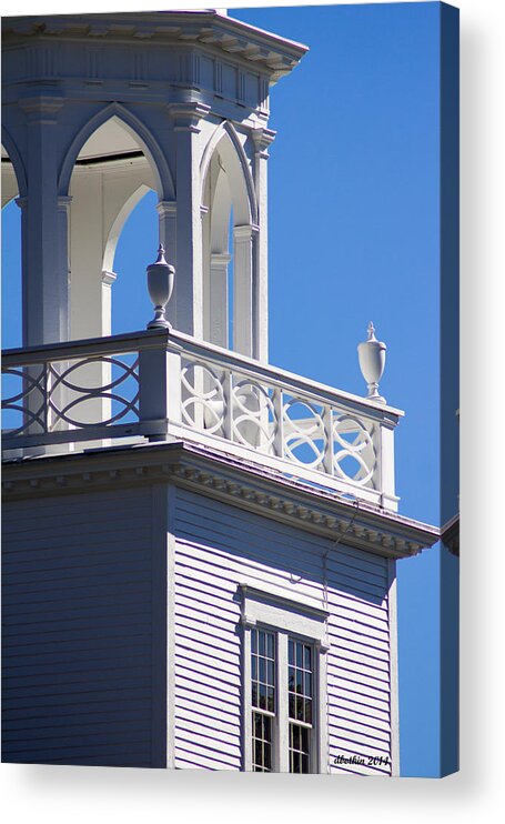 Lighthouse Acrylic Print featuring the photograph The Old Meeting House Detail by Dick Botkin